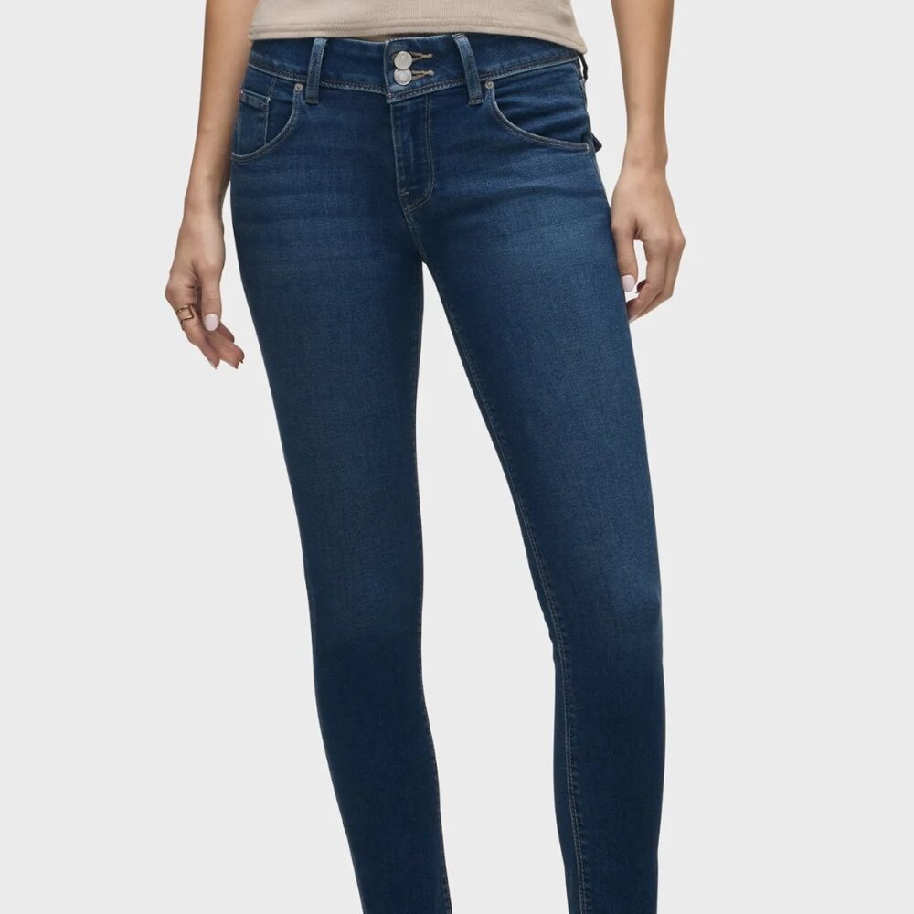 Hudson | Medium Wash Collin Faded Skinny Jean 28